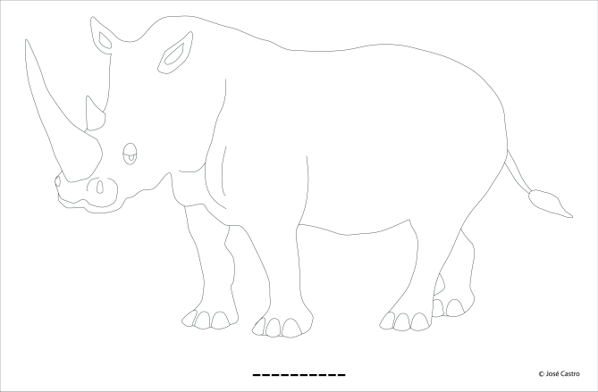 rhinoceros-for-coloring